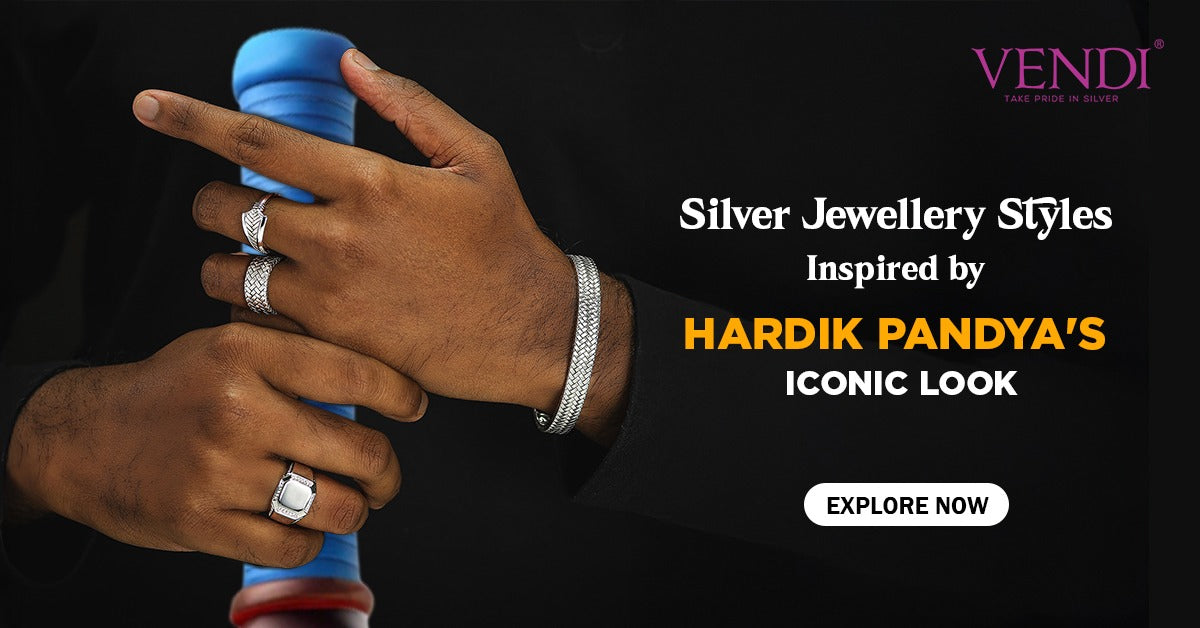 Silver Jewellery Styles Inspired by Hardik Pandya's Iconic Look