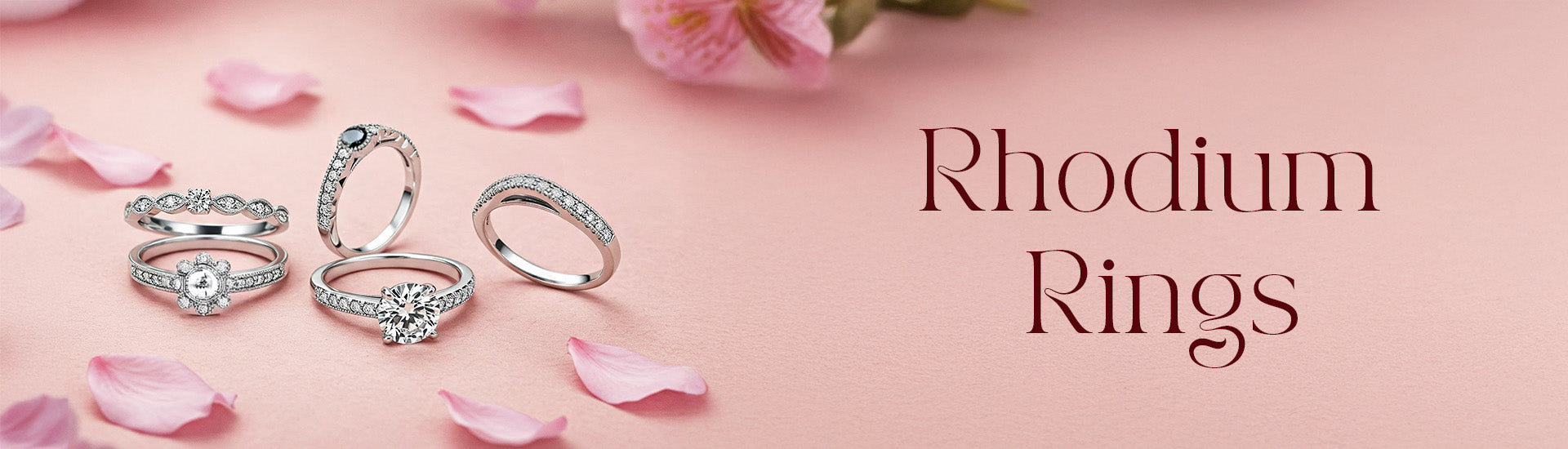 Rhodium Plated Rings