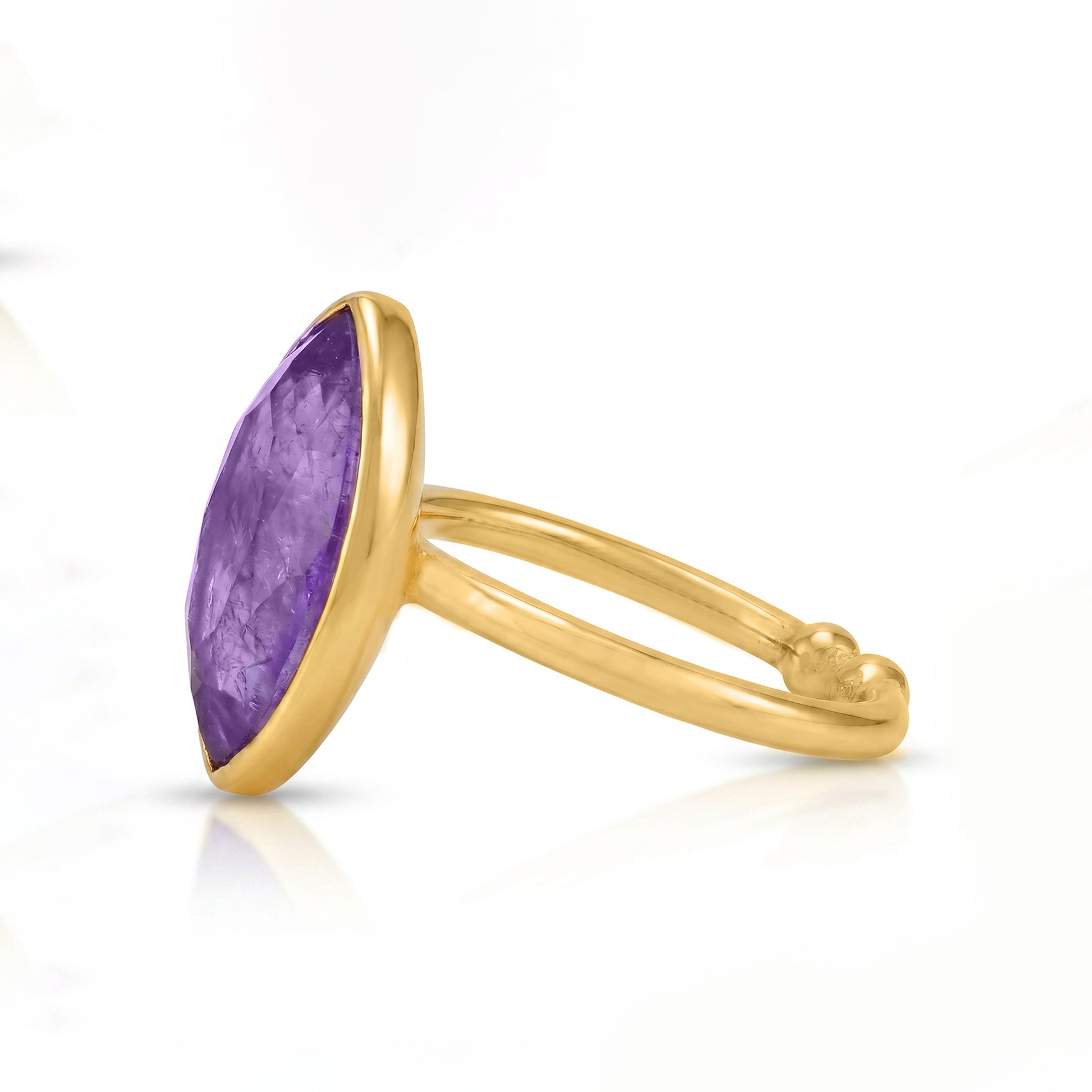 Regal Purple 925 Sterling Silver Ring Vendi Select