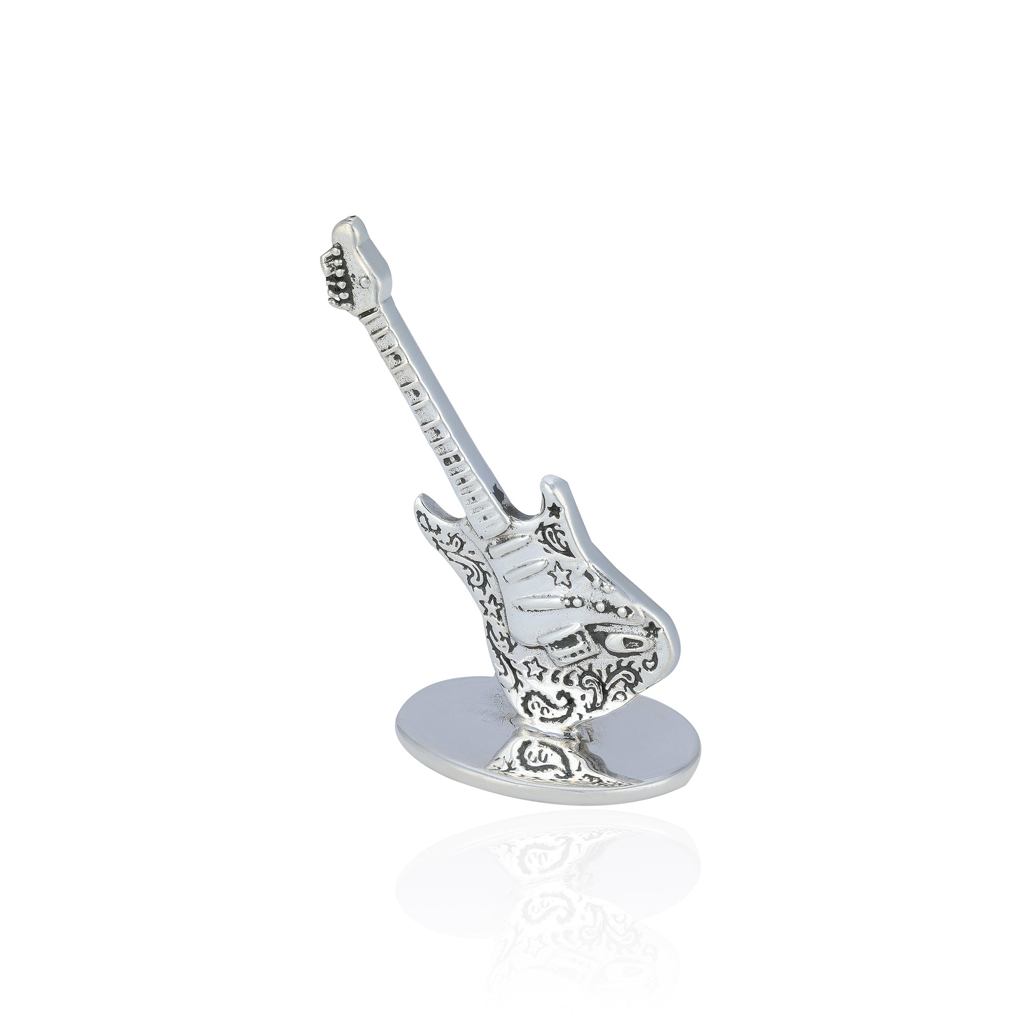 925 Rock Star Guitar Sterling Silver Miniature