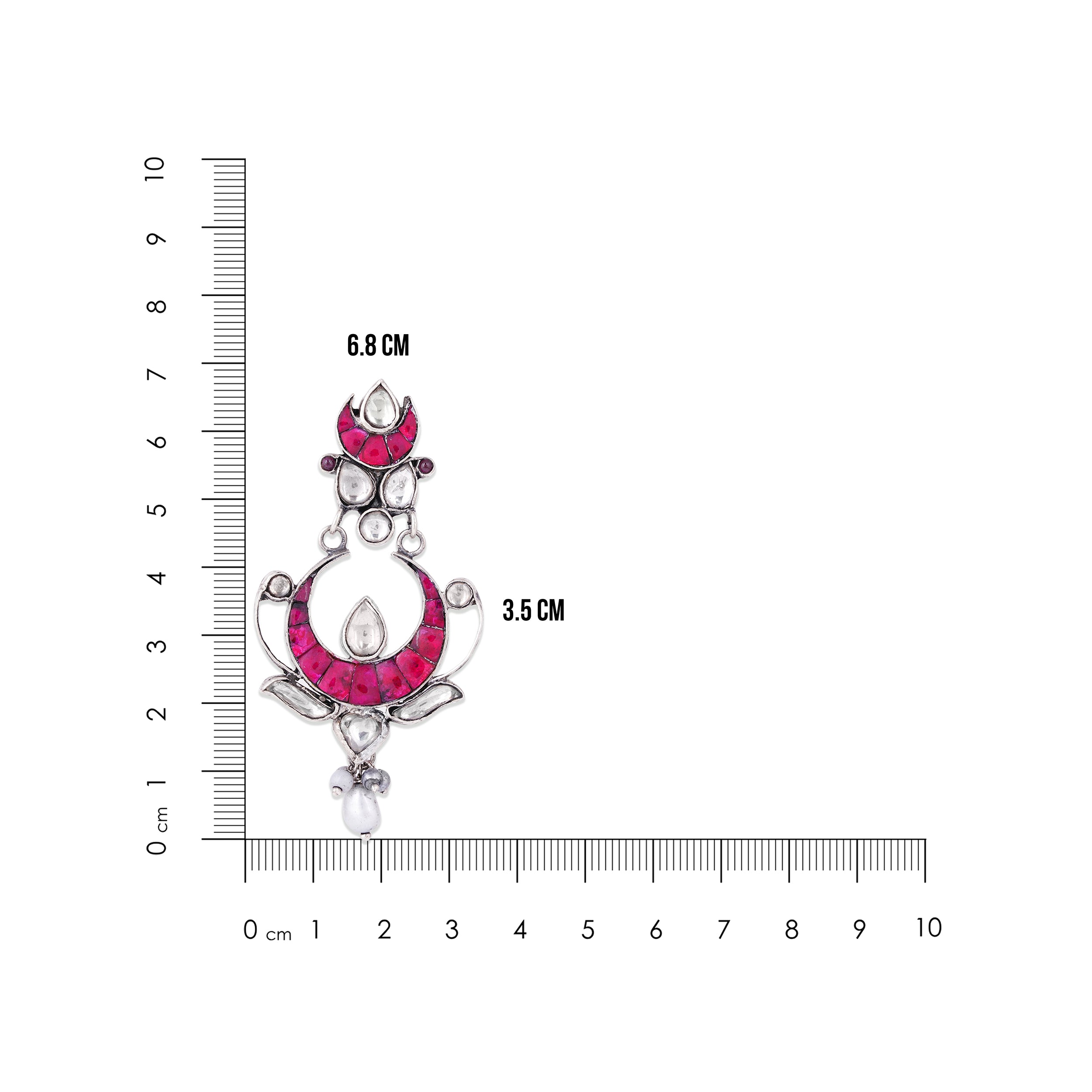 925 Sterling Silver Pearl Layered Earrings for Women