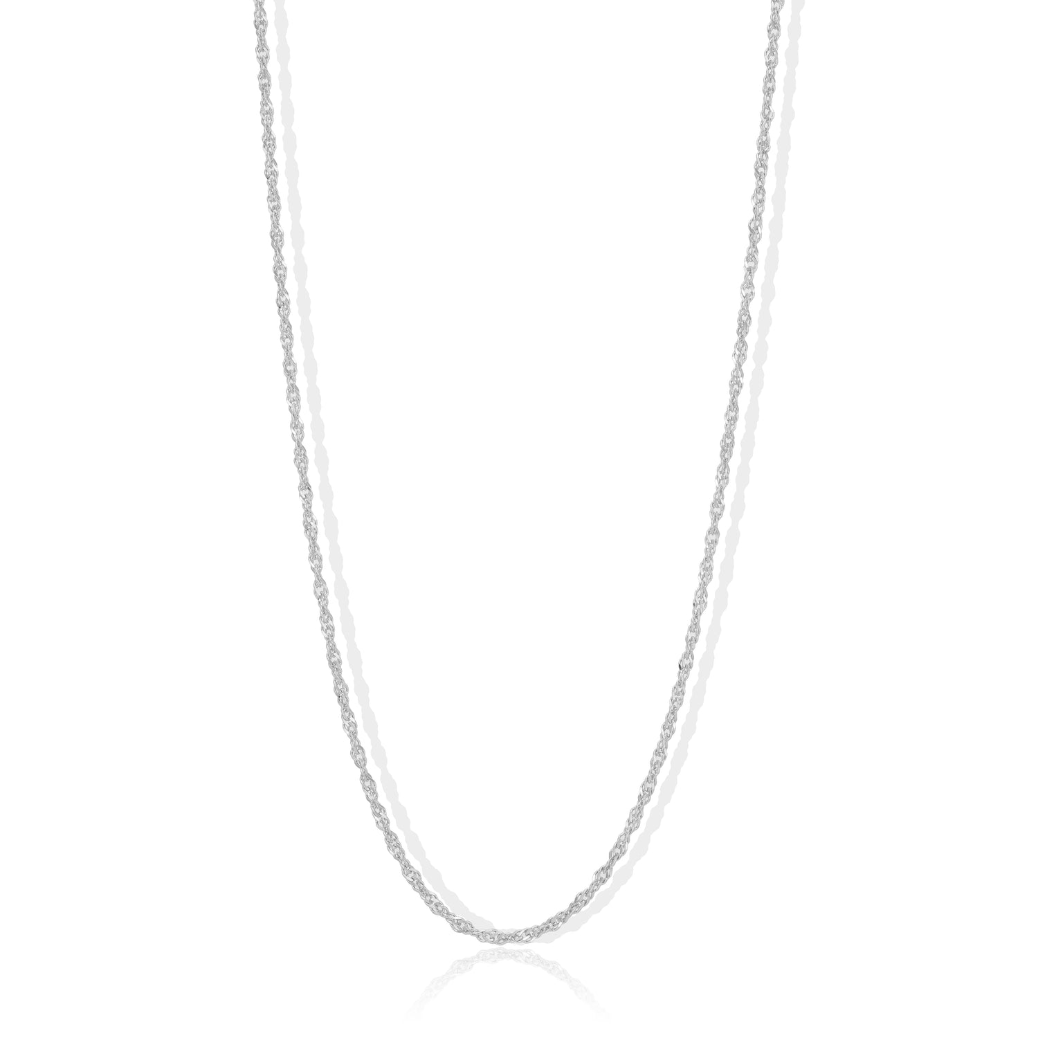 925 Sterling Silver Delicate Rope Link Chain for Men