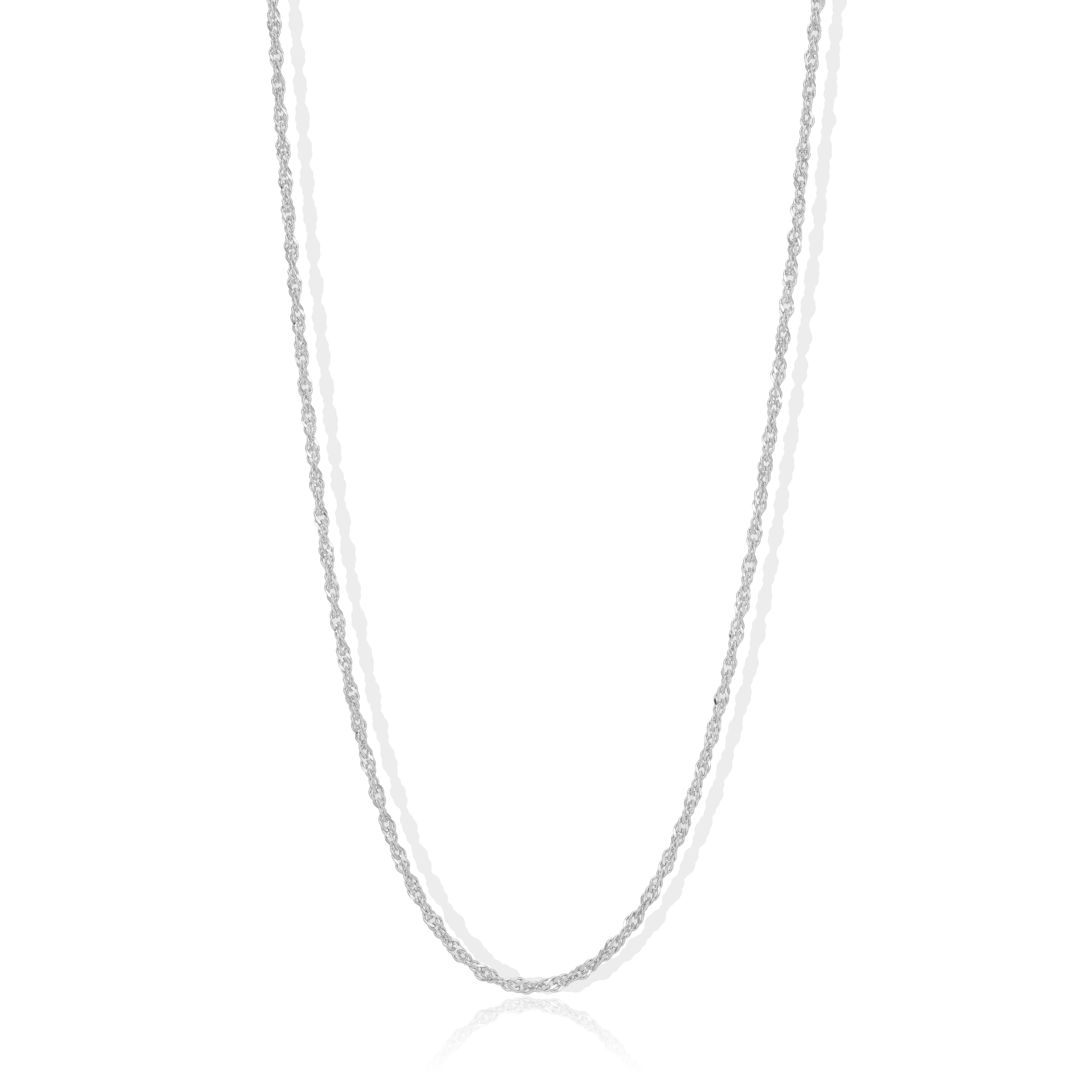 925 Sterling Silver Delicate Rope Link Chain for Men