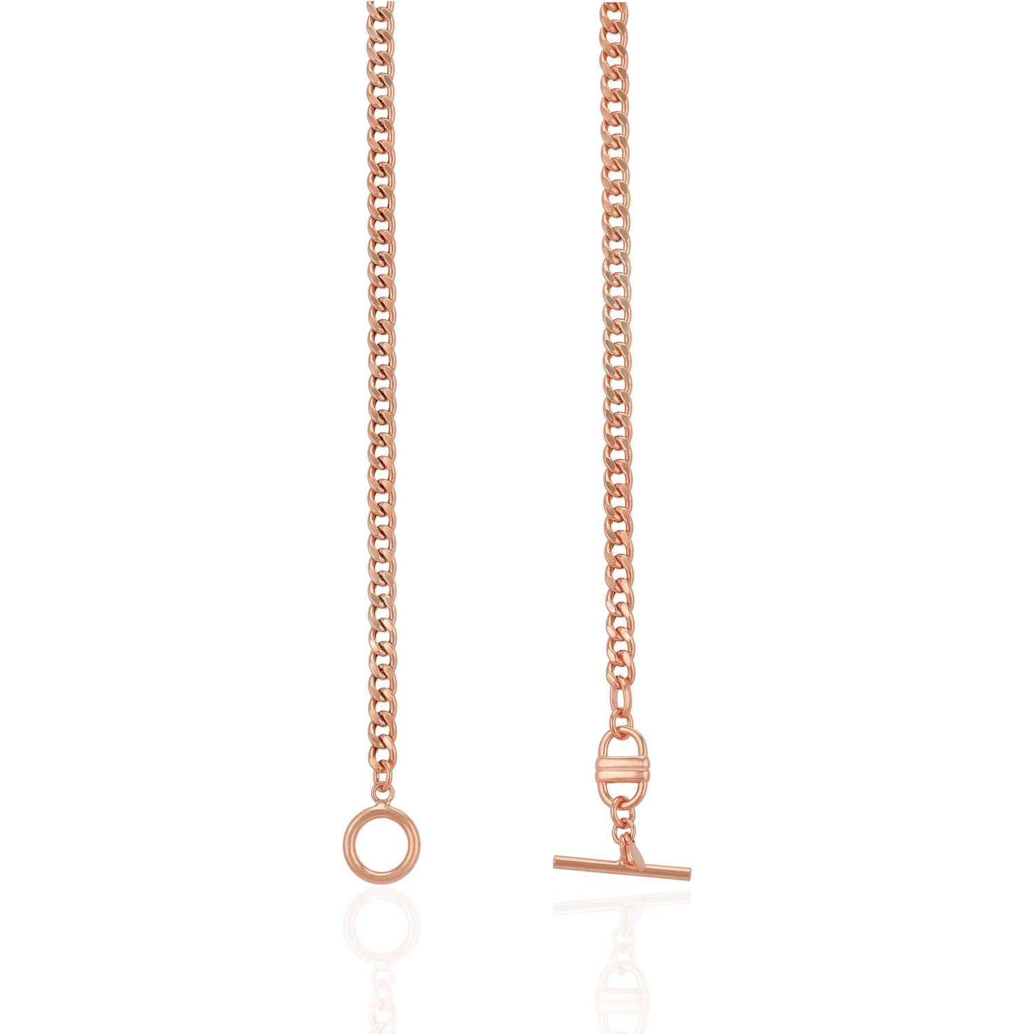 925 Sterling Silver EmberCrest Luxe Curb Chain for Men