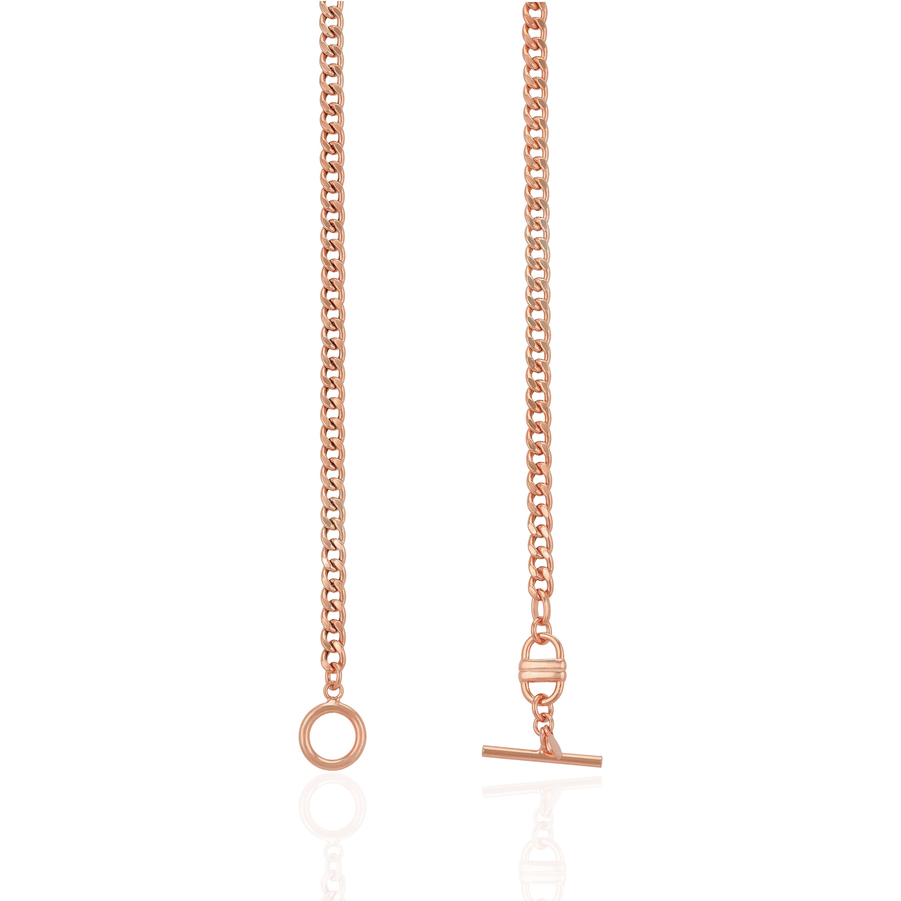 925 Sterling Silver EmberCrest Luxe Curb Chain for Men