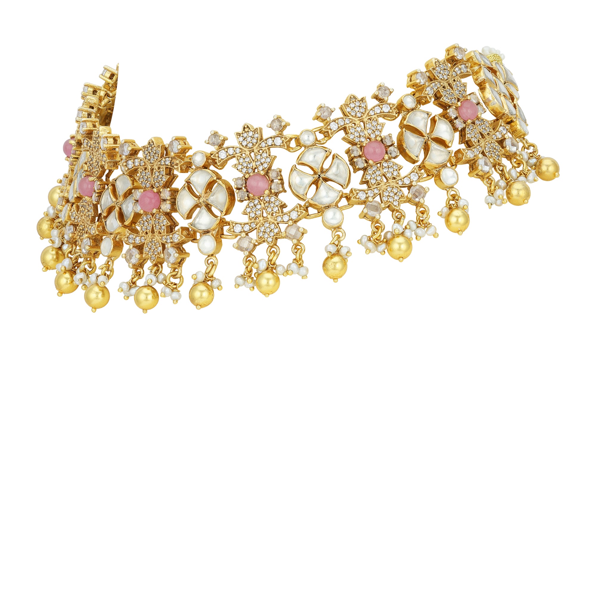 925 Sterling Silver Majestic Pearl Charm Necklace for Women