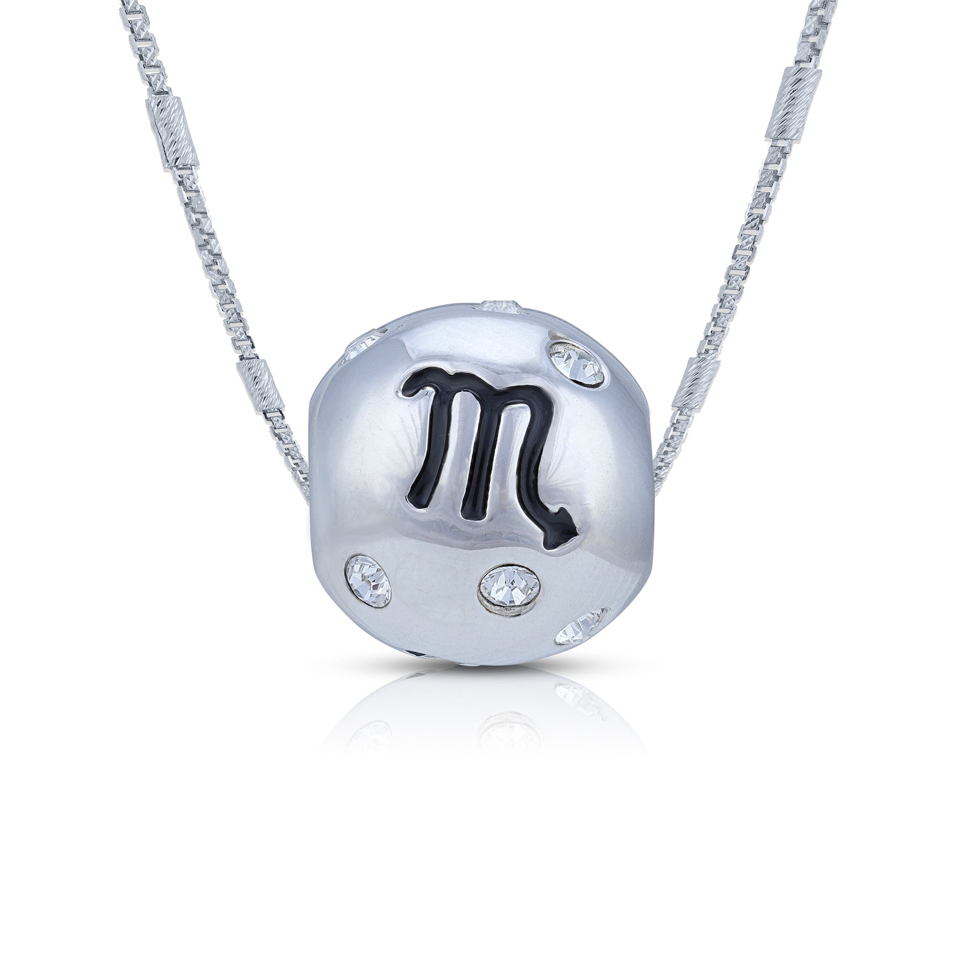 925 Sterling Silver Mystic Scorpio Charm Pendant for Women