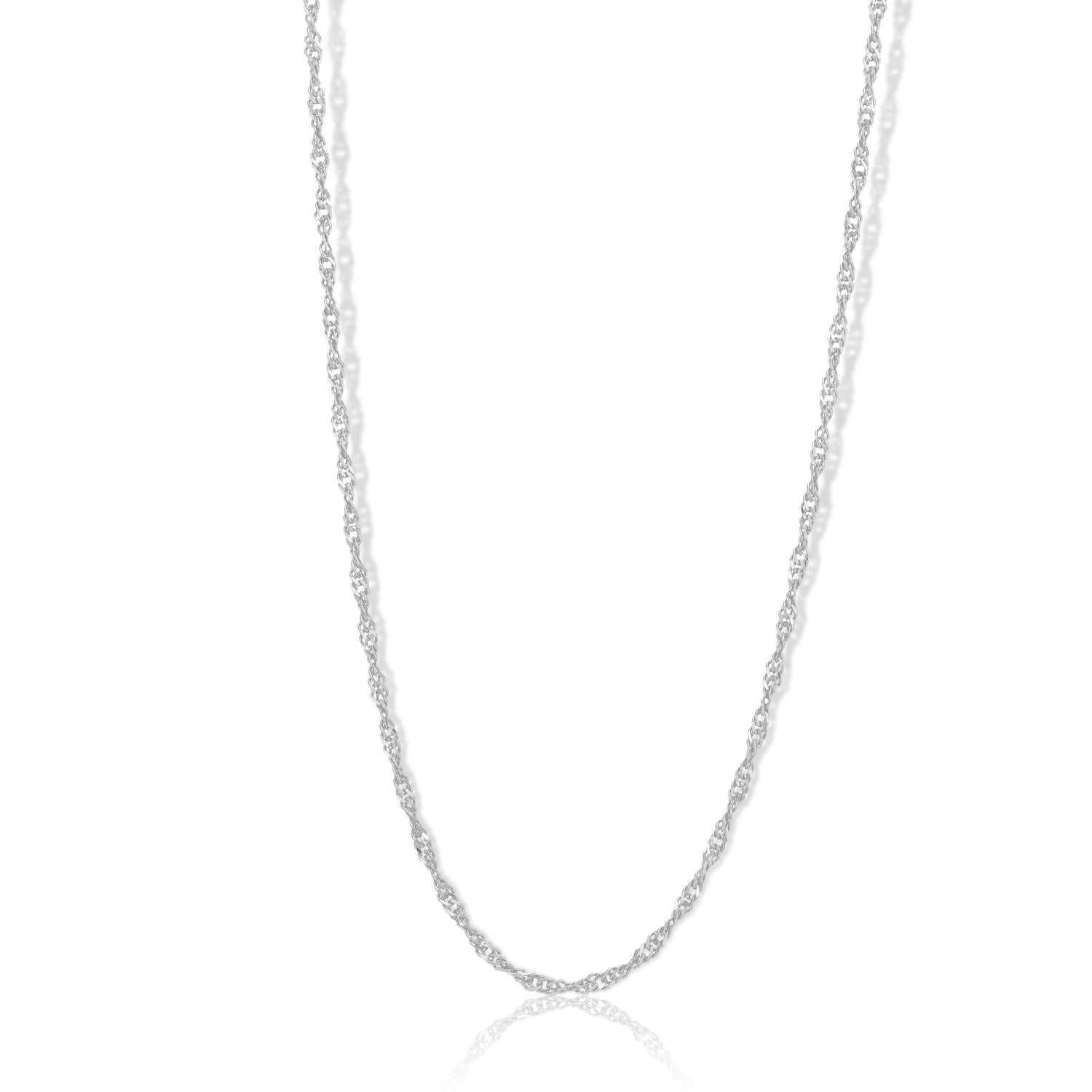 925 Sterling Silver Quantum Twist Rope Chain for Men