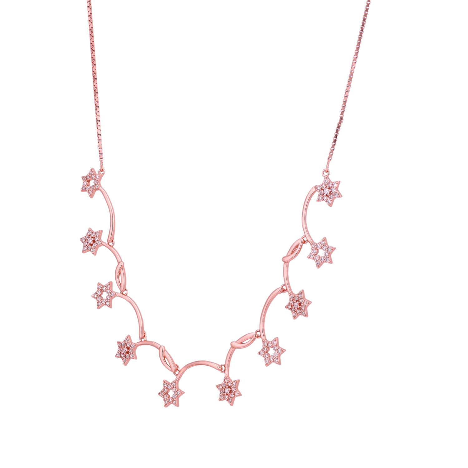 925 Sterling Silver Rose Gold Fleur d&