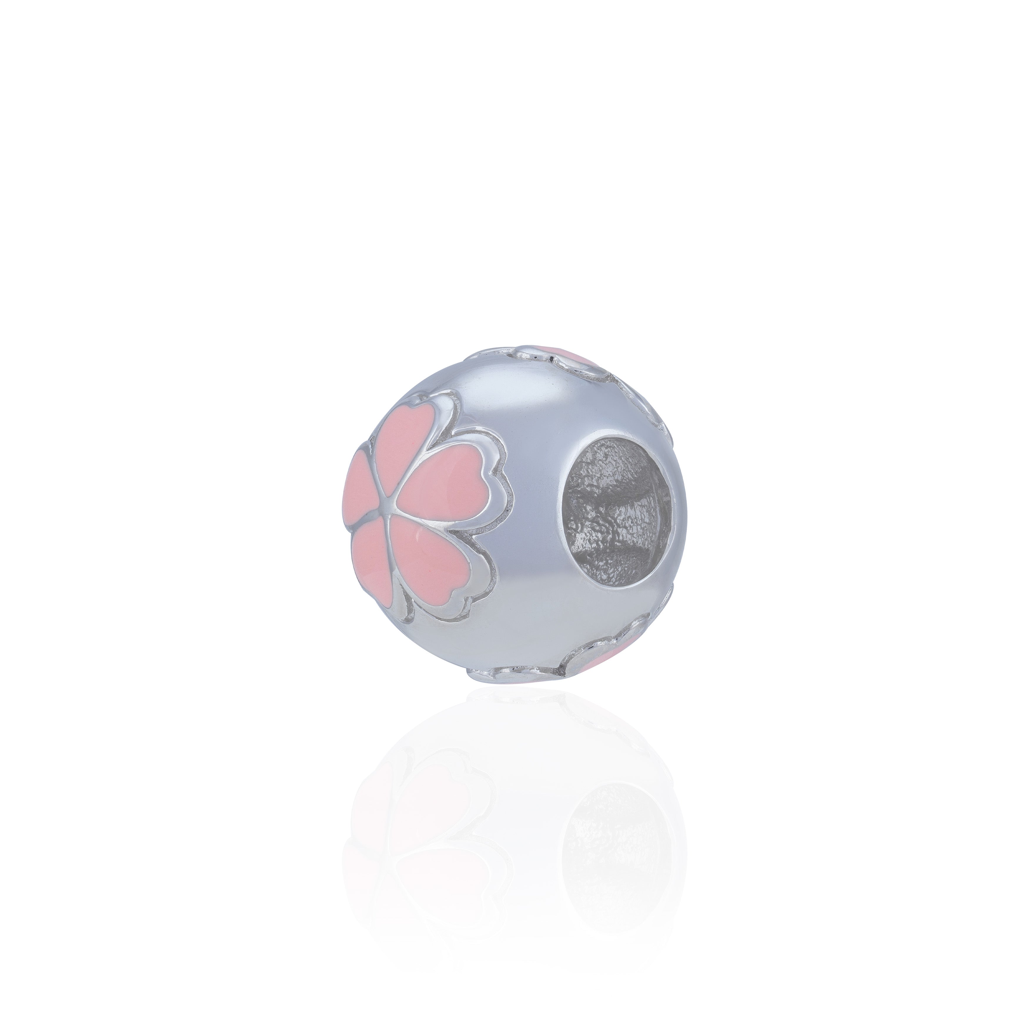 925 Sterling Silver Roselight Meadow Flower Charm Pendant for Women