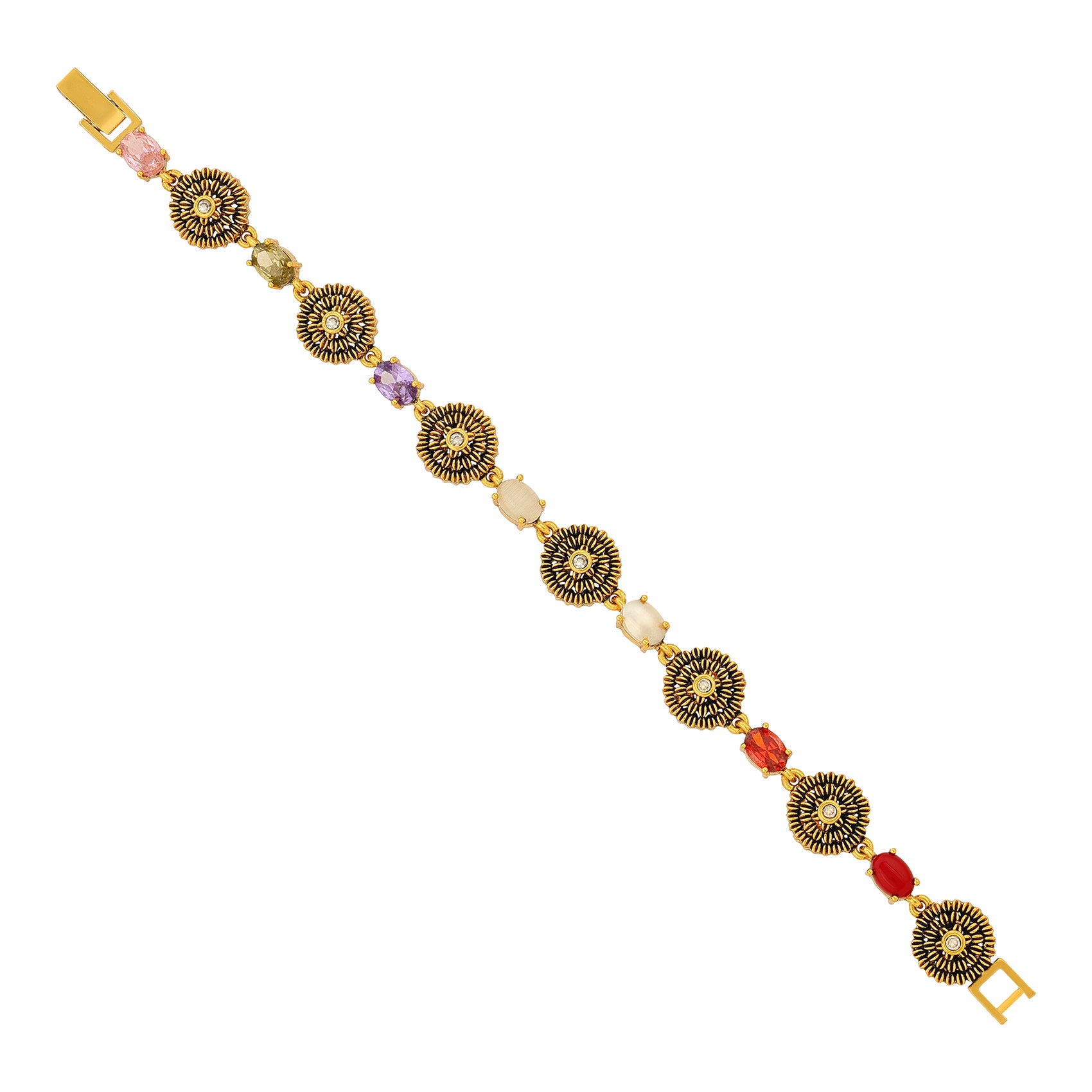 925 Sterling Silver Traditional layer Petals Pearl bracelets For Women