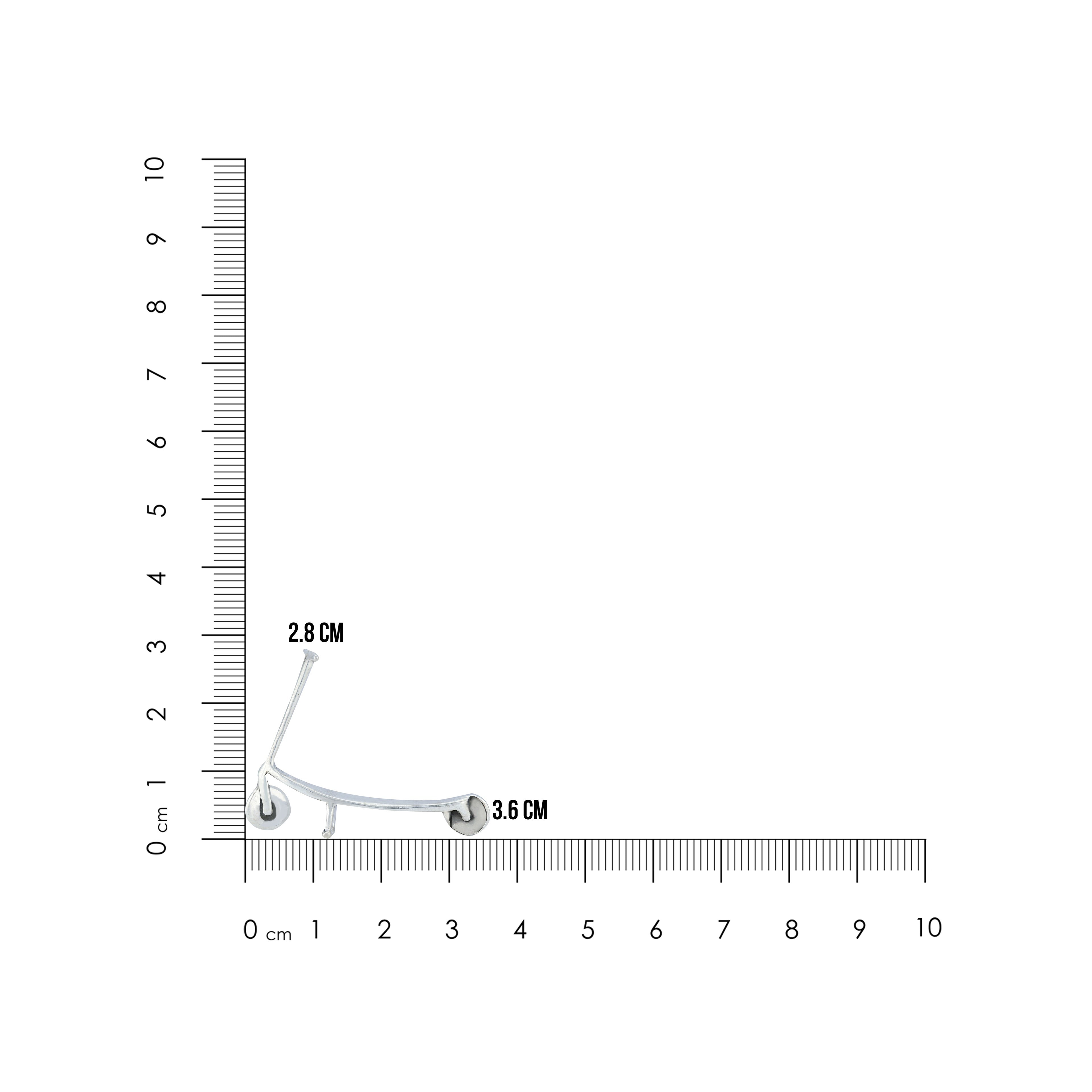 925 Vintage Scooter Sterling Silver Miniature