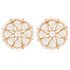 925 Bloom Mother Of Pearl Gold Plated Stud