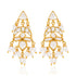 925 Chandelier Polki Pearl Earrings