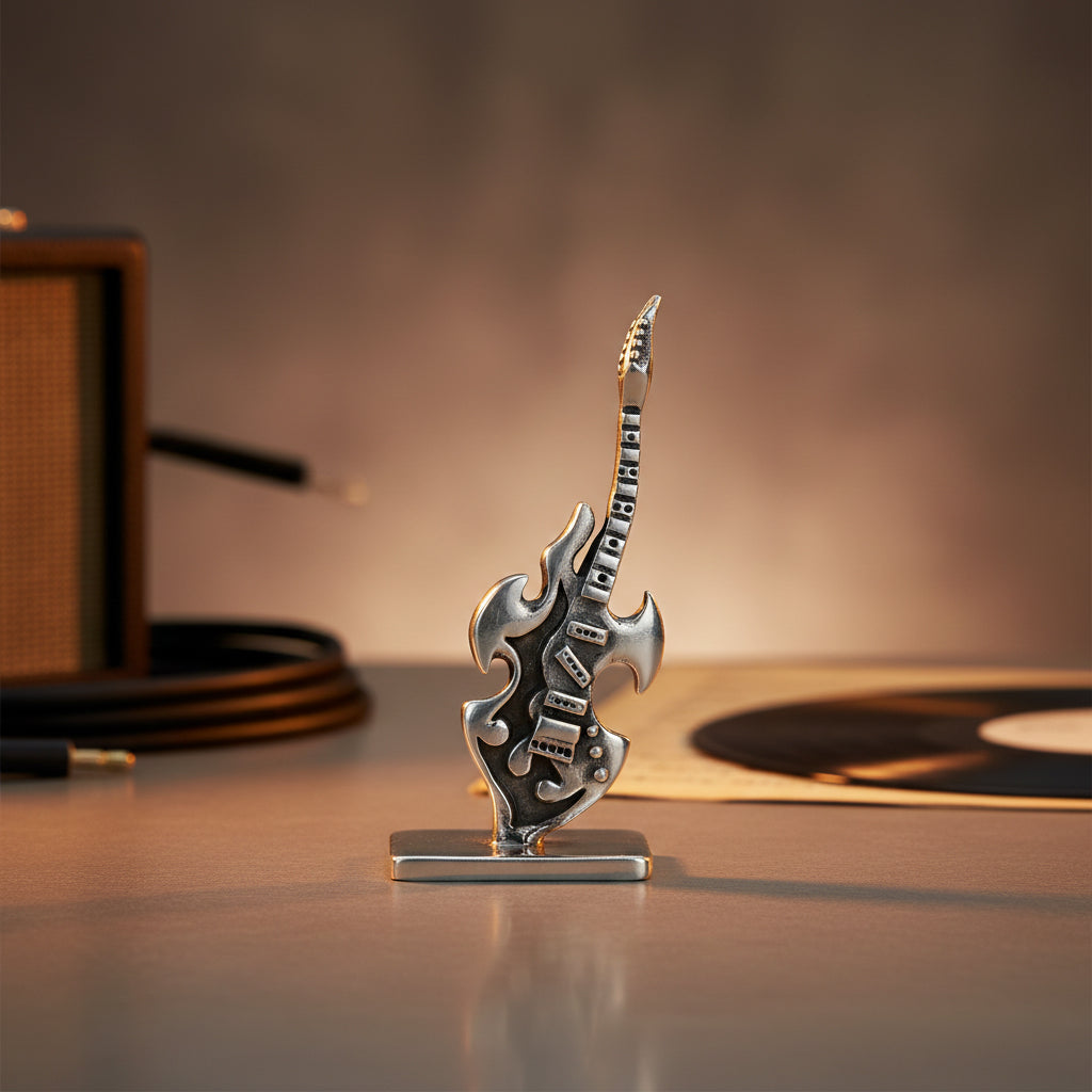 925 Electric Strings Guitar Sterling Silver Miniature