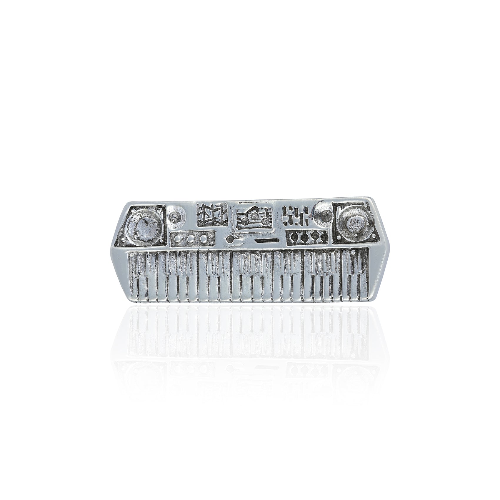 925 Electrical Keyboard Sterling Silver Crafted Miniature