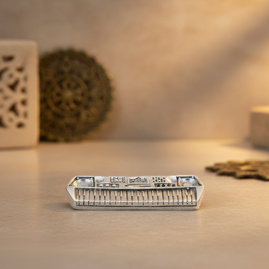 925 Electrical Keyboard Sterling Silver Crafted Miniature