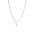 925 Eternal Grace Rhodium Plated Floral Pendant Necklace