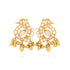 925 Gold Plated Mother Of Pearl Peacock Earring