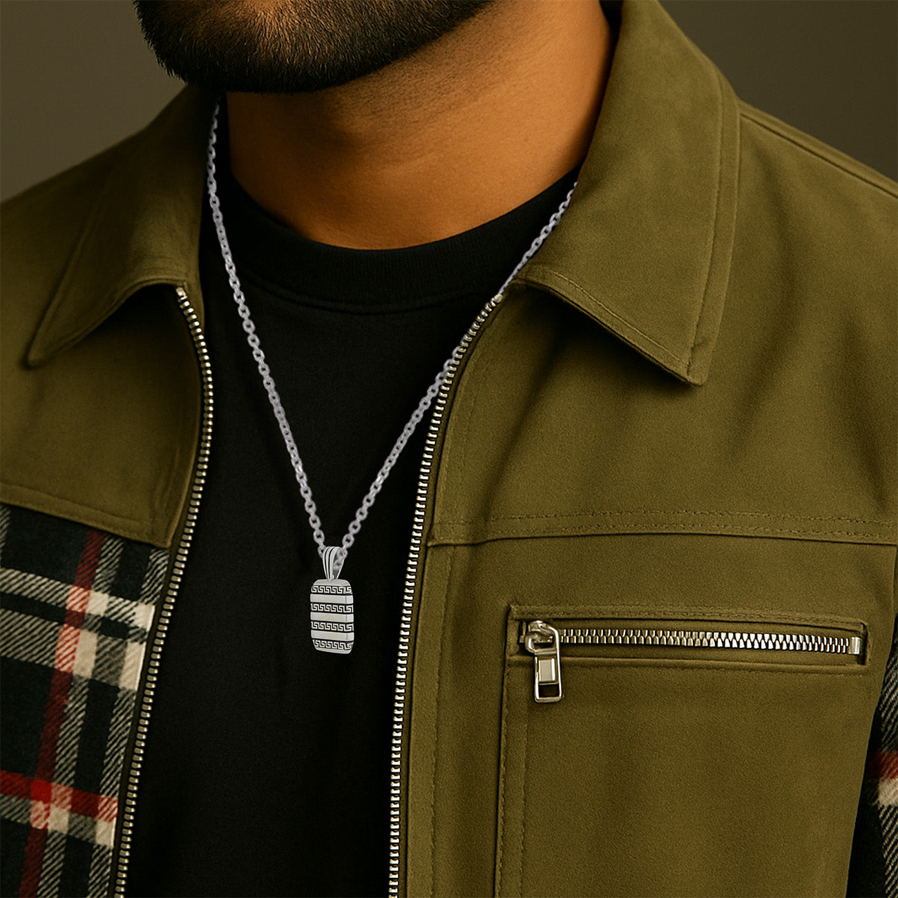 925 Intricate Labyrinth Pendant