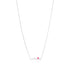 Loving Pulse Heatwave Rhodium Plated Red Heart Chain Pendant