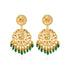 925 Majestic Peacock Drop Sterling Silver Gold Plated Earrings