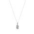 925 My Life My Rules Rhodium Plated Statement Chain Pendants