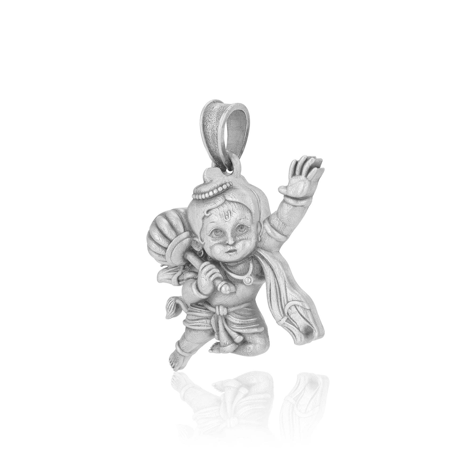 925 Sterling Silver Bal Hanuman Oxidised Pendants for Men & Women