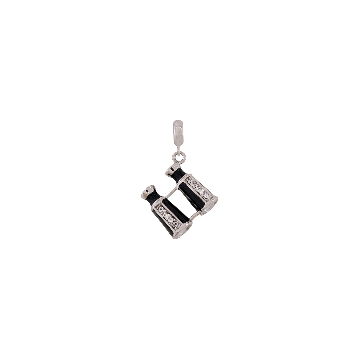 925 Sterling Silver Black Bino pendant