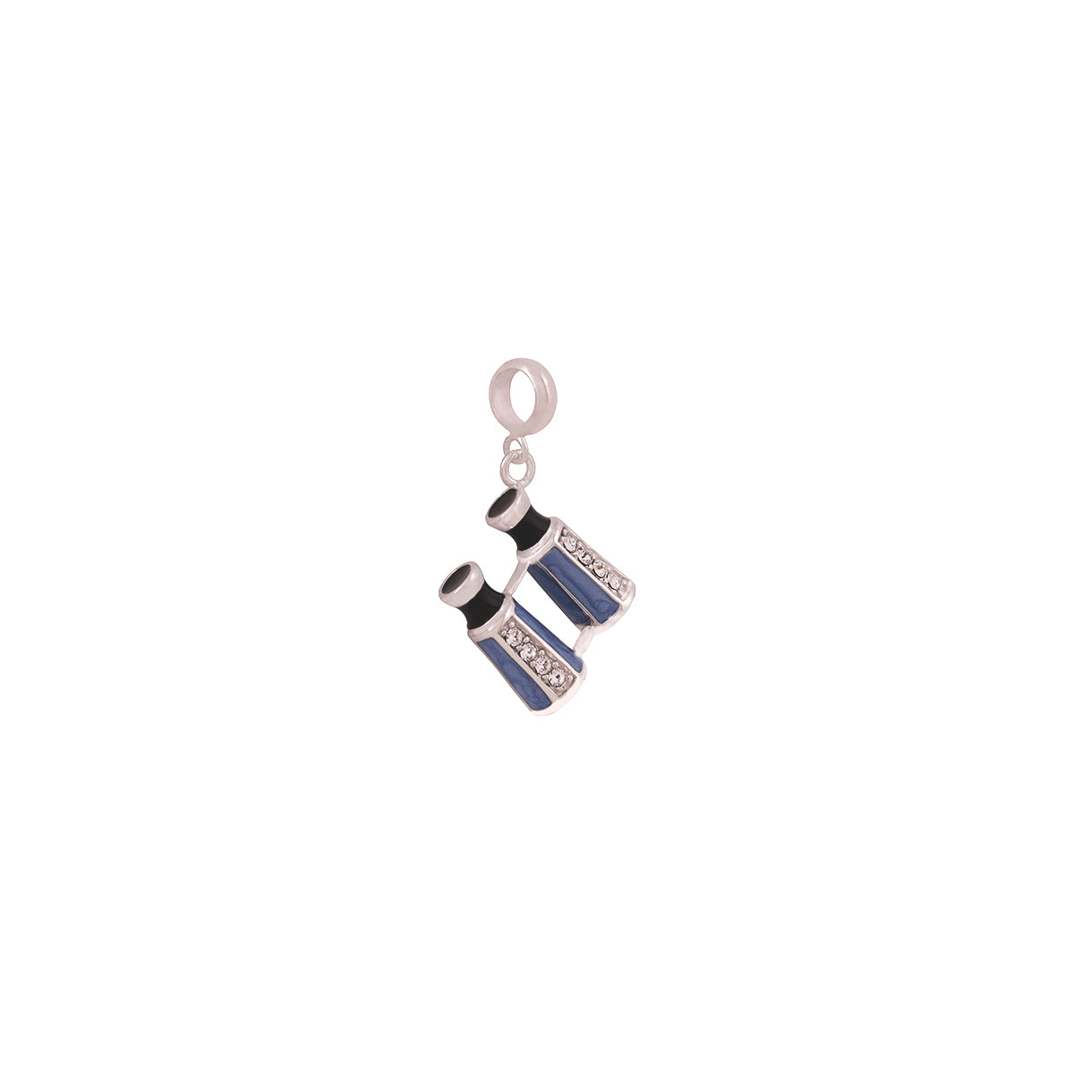 925 Sterling Silver Blue Bino Pendant