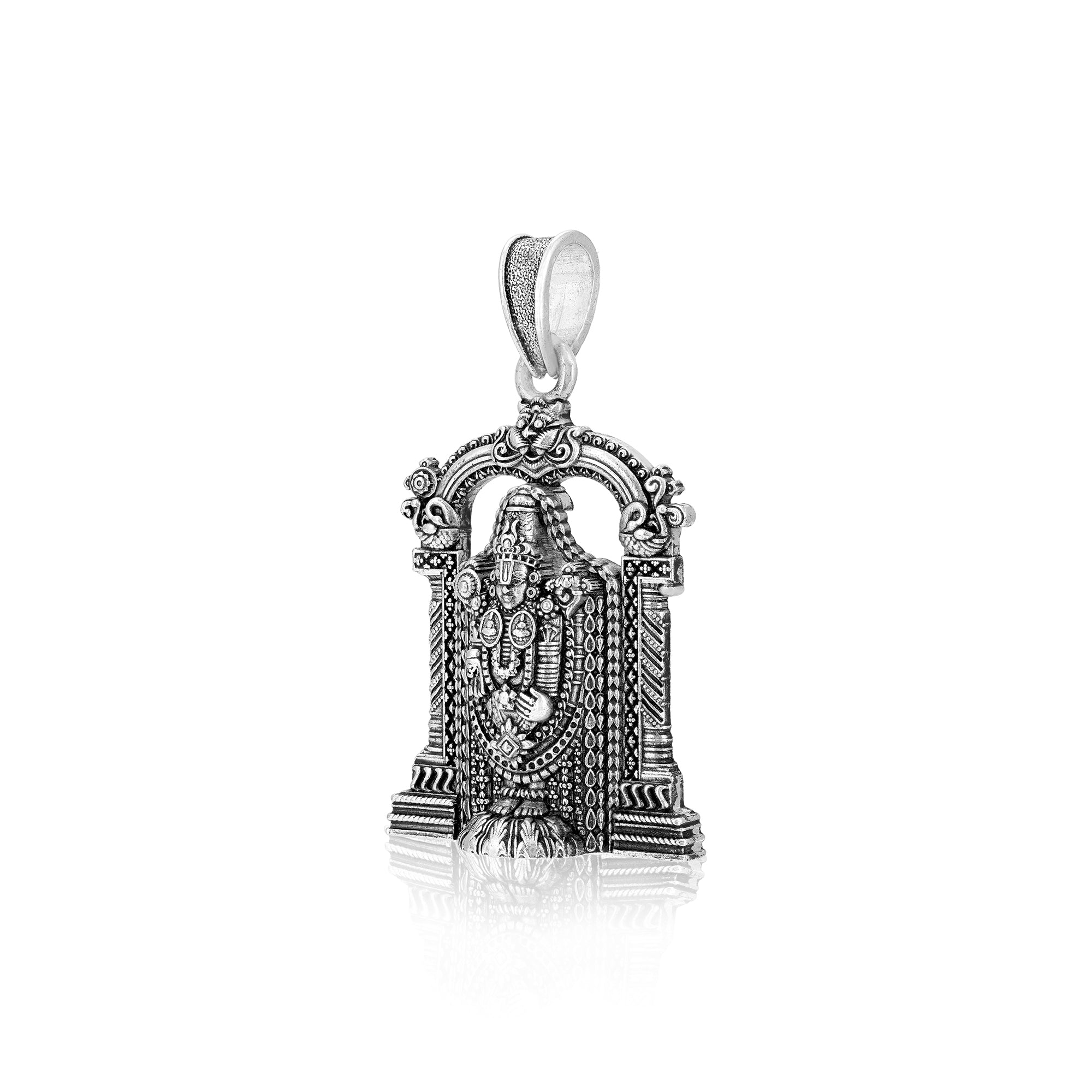 925 Sterling Silver Divine Perumal Oxidised Pendants for Men & Women