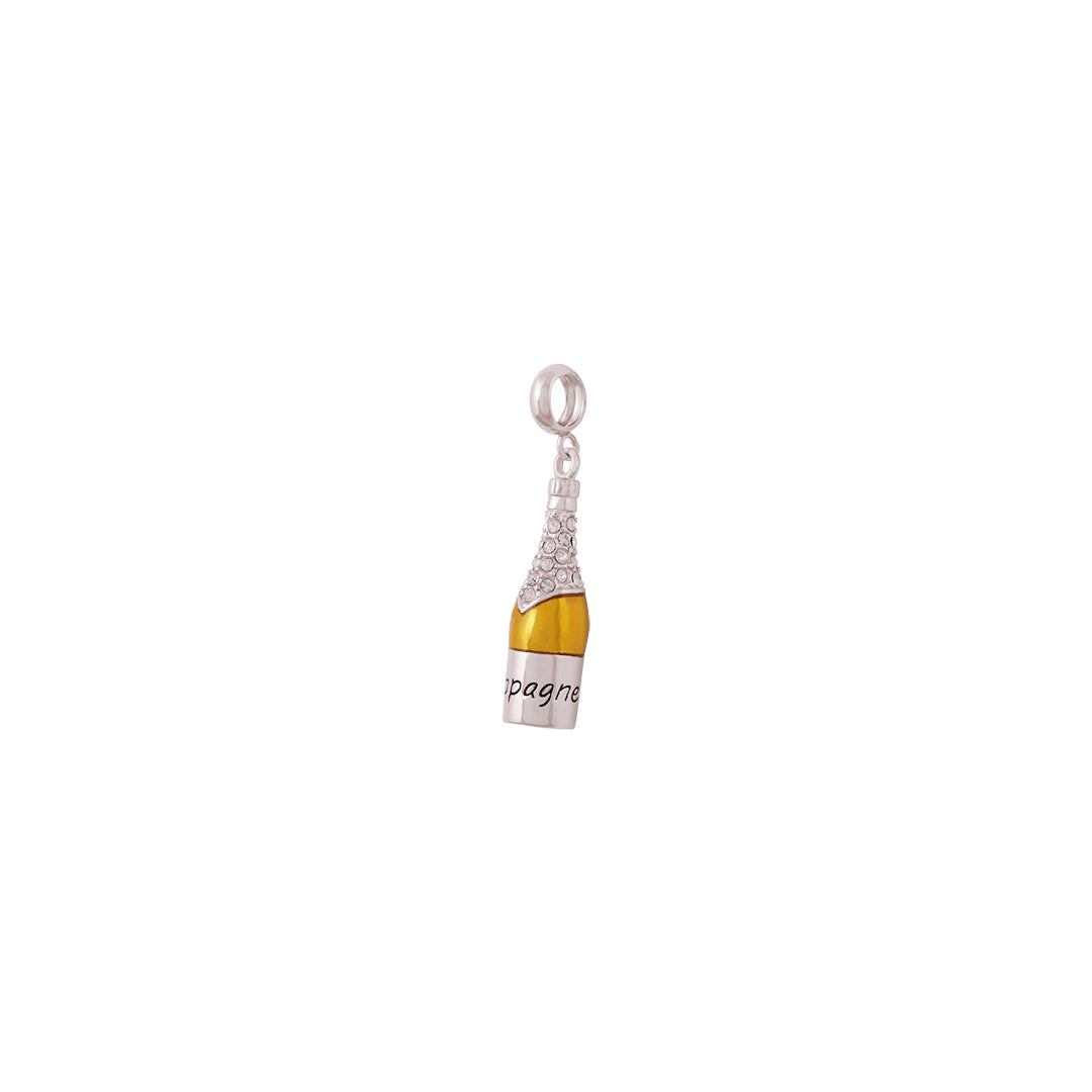 925 Sterling Silver Shinny Champagne pendant