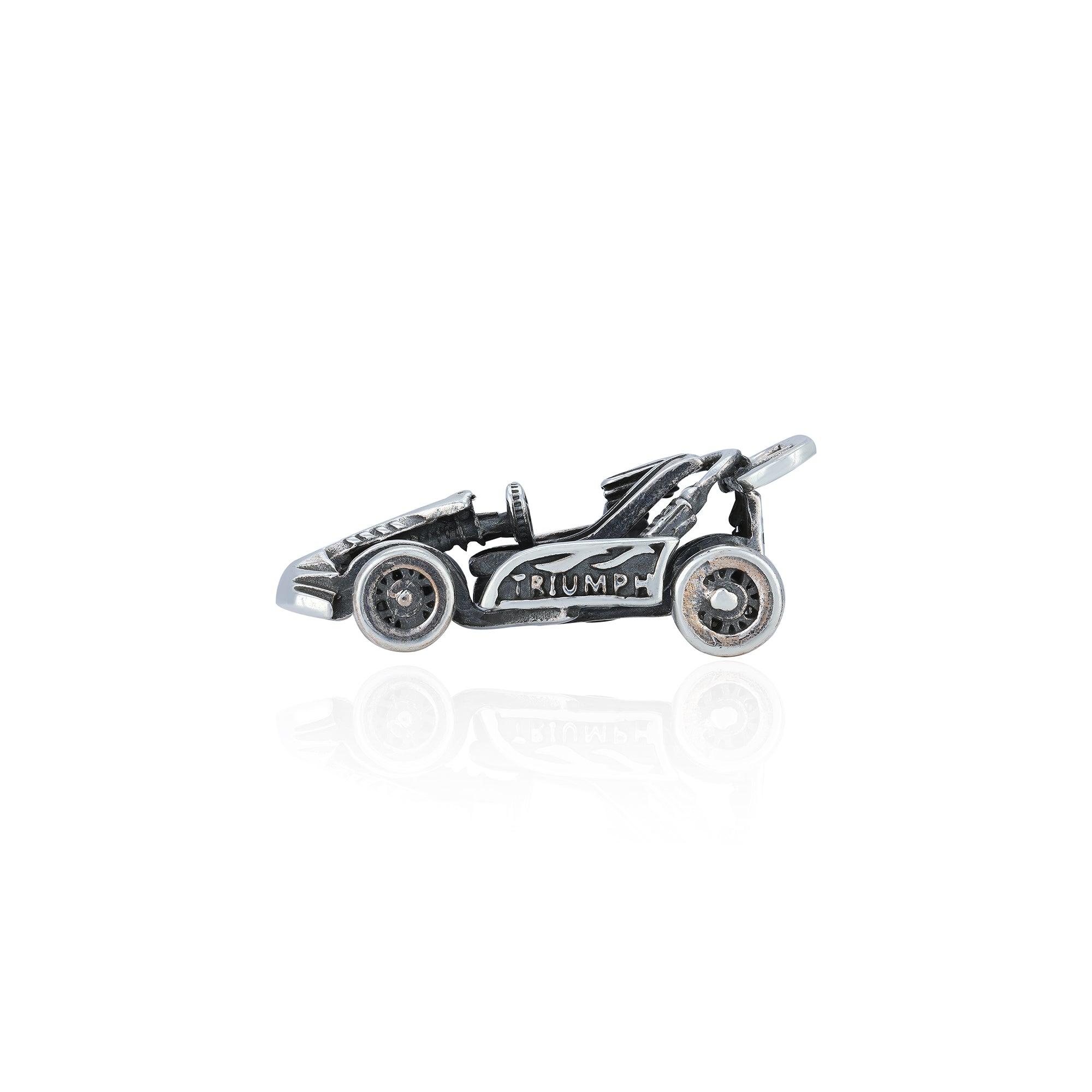 925 Speed Car Sterling Silver Miniature