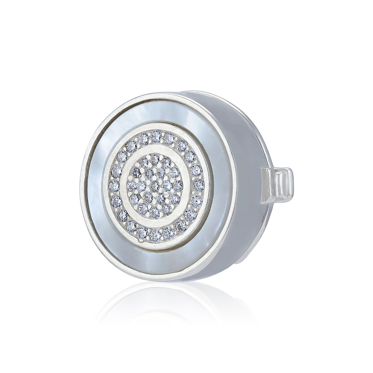 925 Sterling Silver Constellation Halo Sparkle Coat Pin for Men