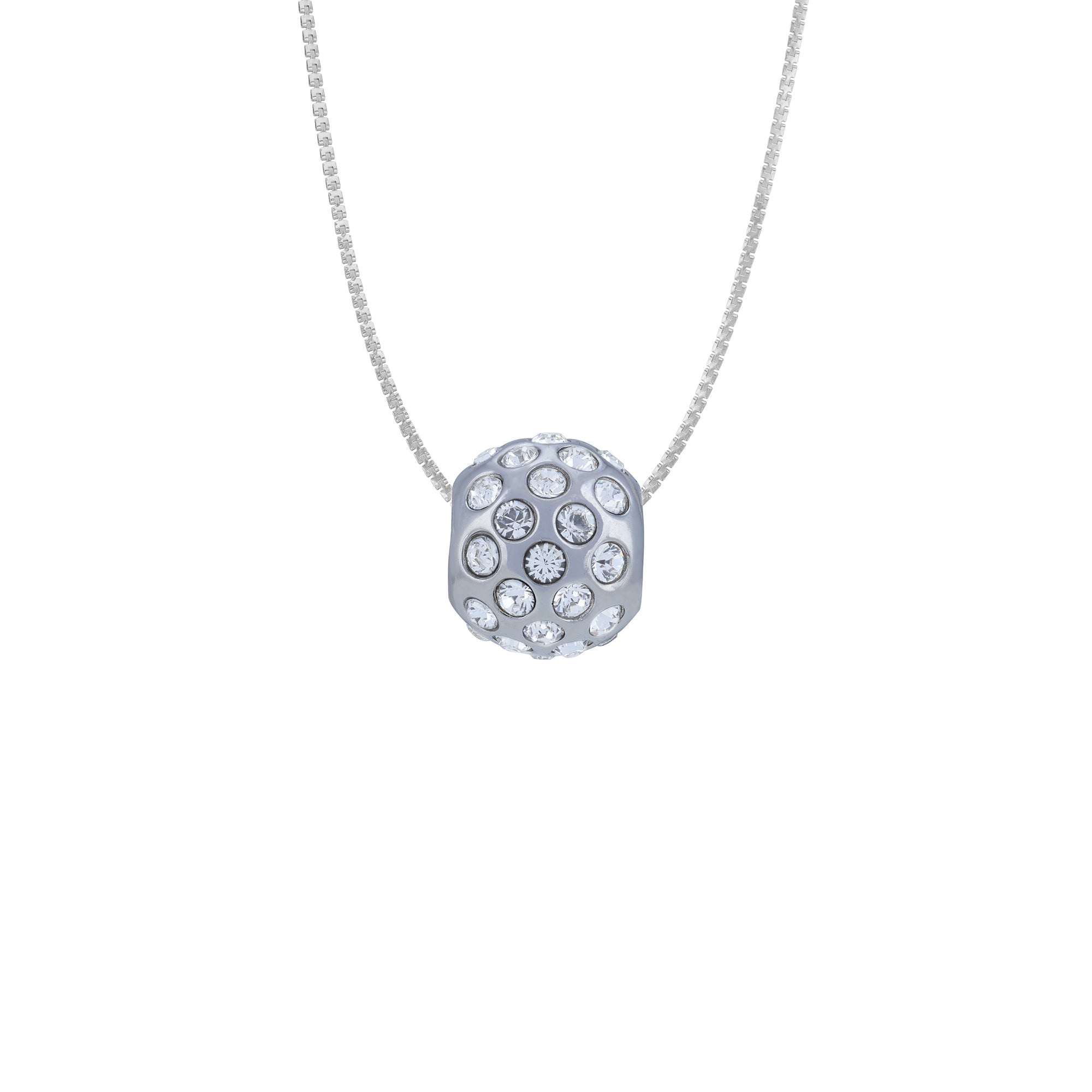 925 Sterling Silver Starlit Flurry Radiance Charm Pendant for Women