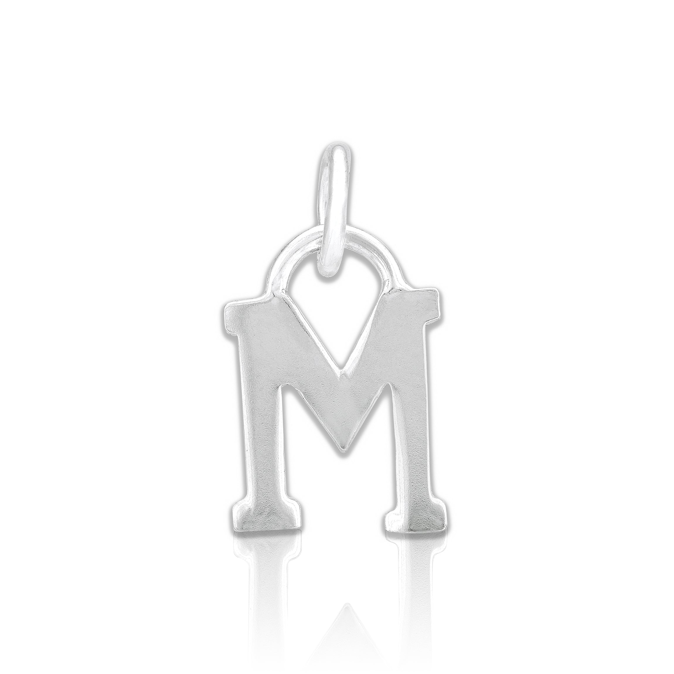 925 Sterling Silver M Shaped By Pure Elegance Pendant Rakhi For Brother