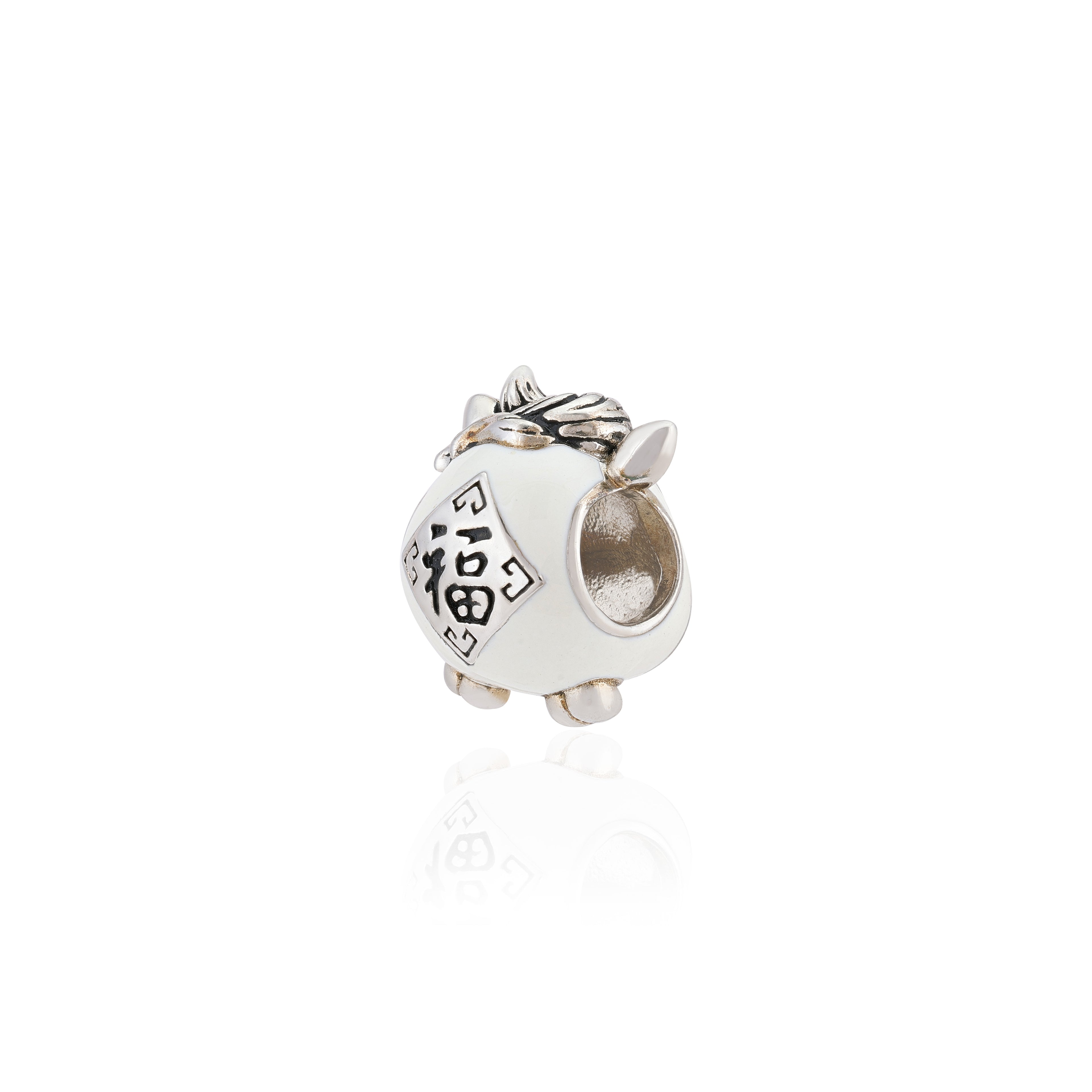925 Sterling Silver Prancing Pony Joy Charm Pendant for Women