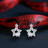 925 Sterling Silver Celestial Twin Star Earrings for Women