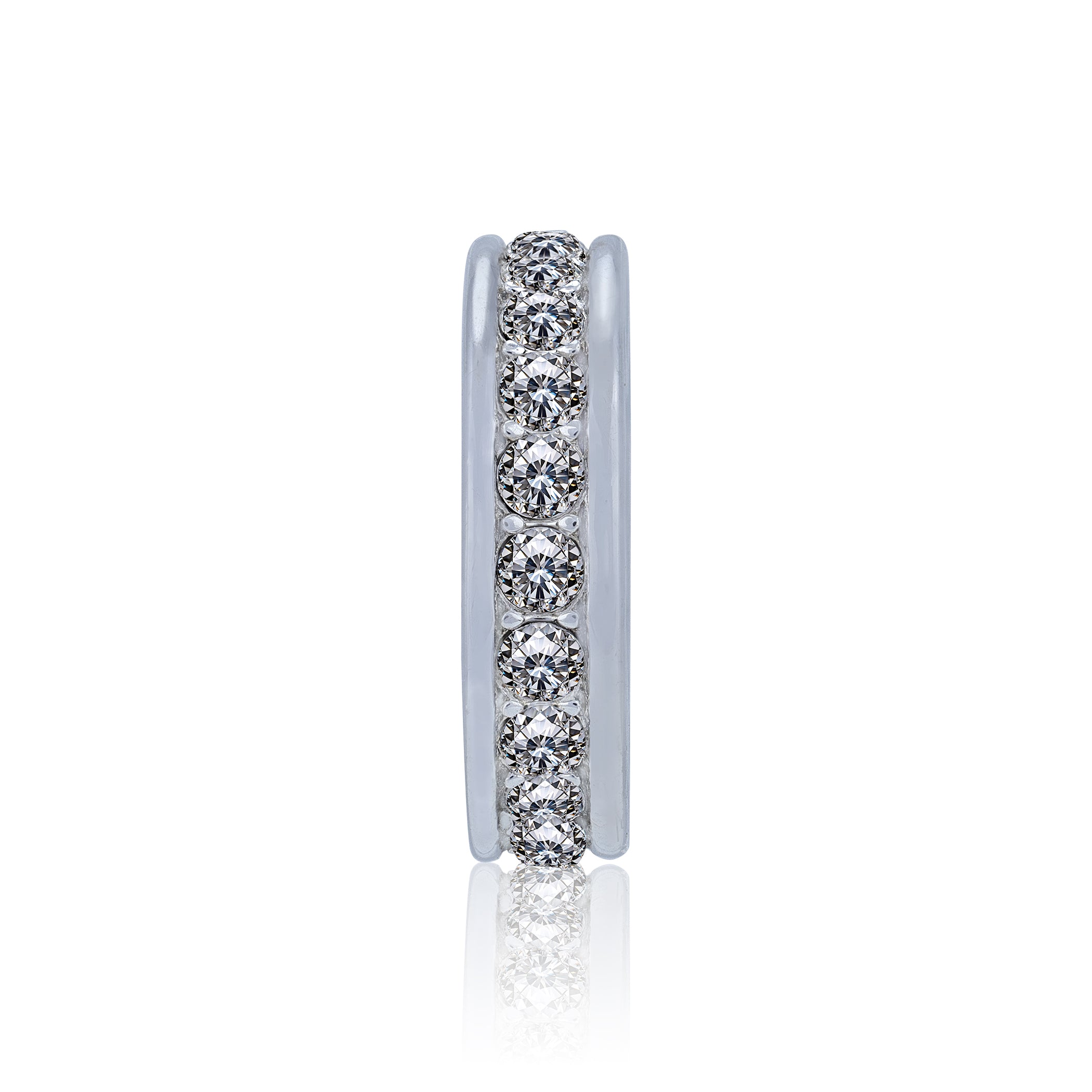 925 Sterling Silver Circle of Love Sparkle Charm Pendant for Women