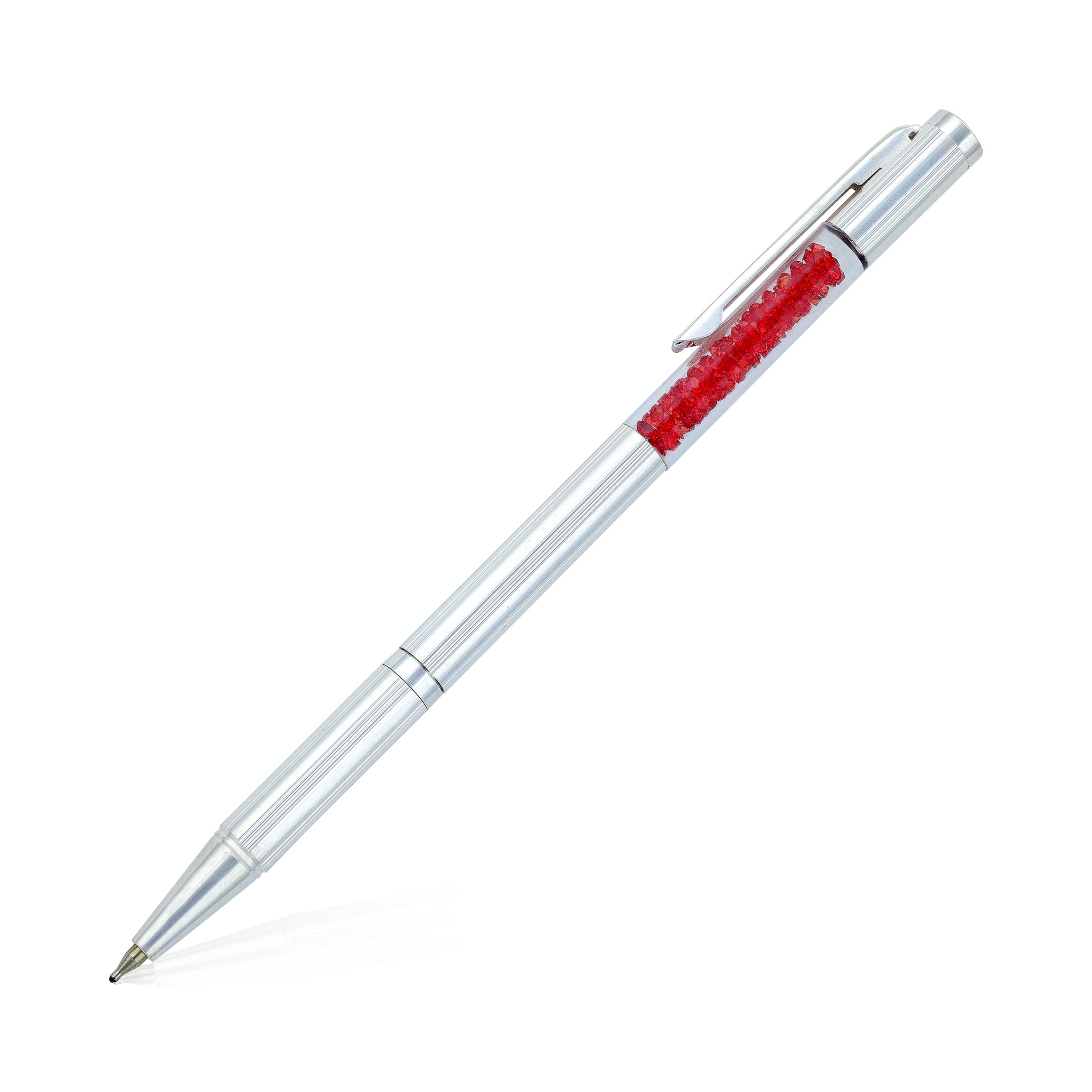 925 Sterling Silver Crimson Edge Craft Pen for Men 1