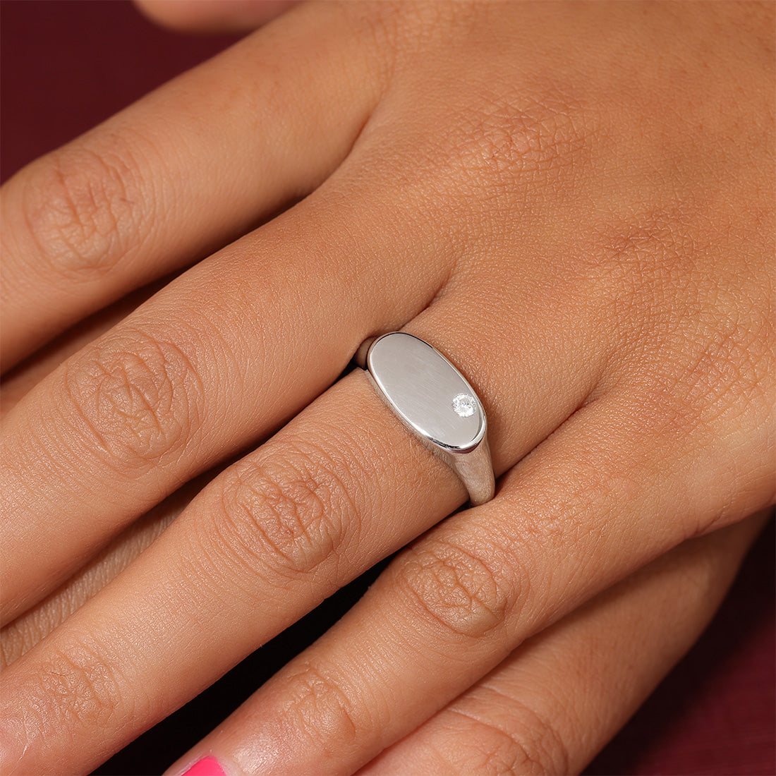 925 Sterling Silver Elite Engraving Ring