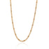 925 Sterling Silver Gold Plated Cuban Chain For Women