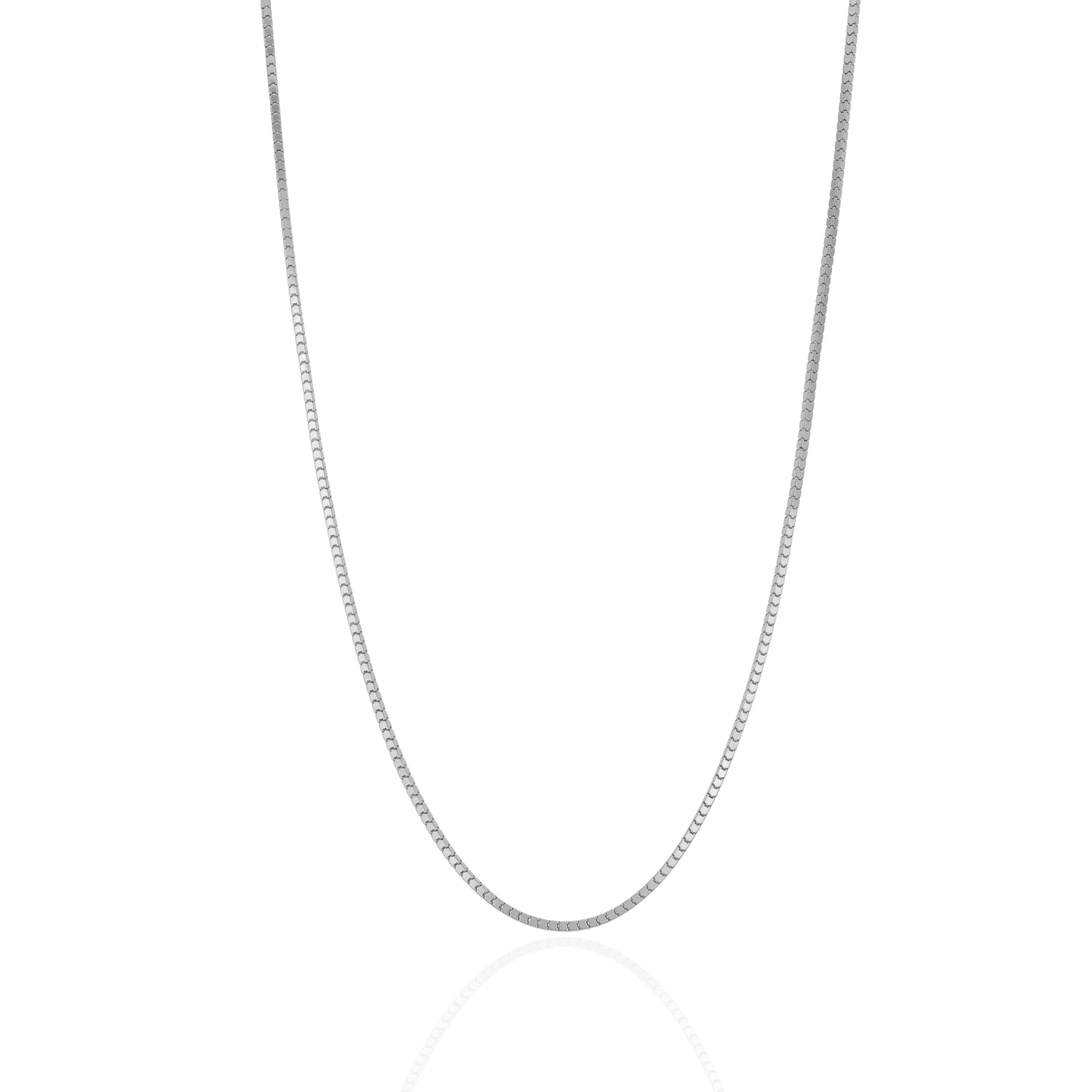 925 Sterling Silver Gridlock Geometric Chain for Men