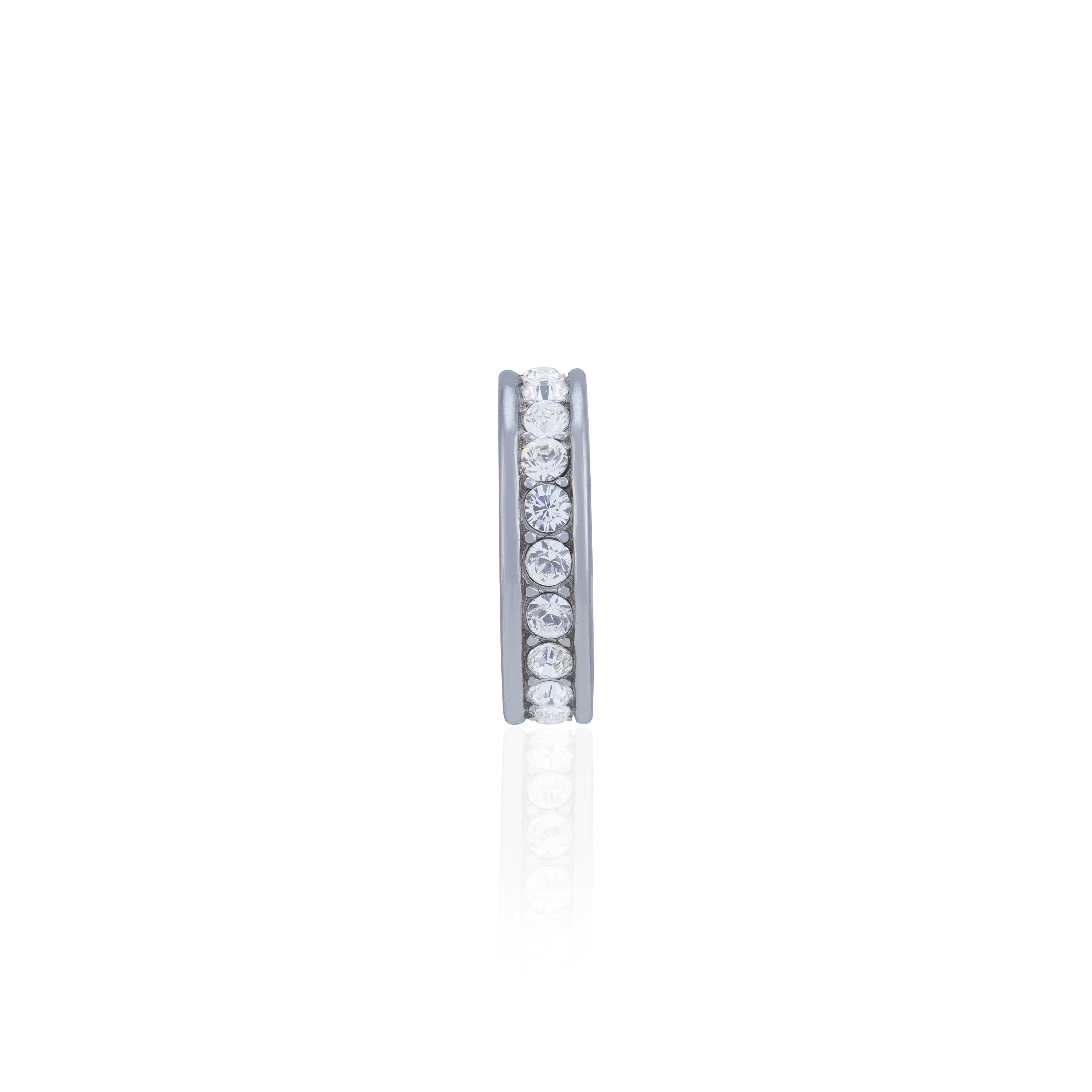925 Sterling Silver LoveWhirl Crystal Charm Pendant for Women
