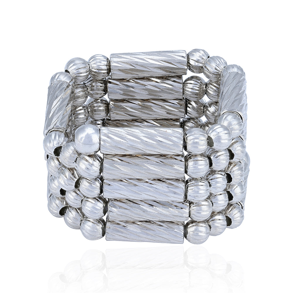 925 Sterling Silver Luxe 3-in-1 Transforming Bracelet Anklet Ring for Women
