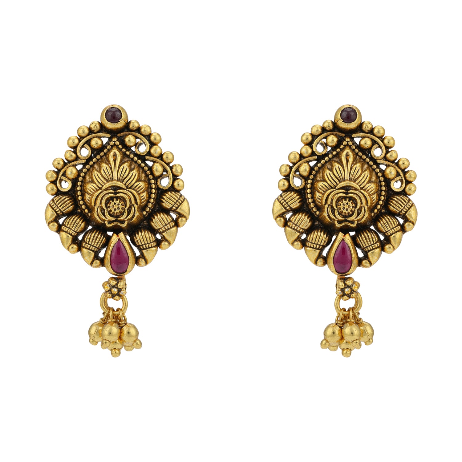 925 Sterling Silver Majestic Lotus Earrings for Women