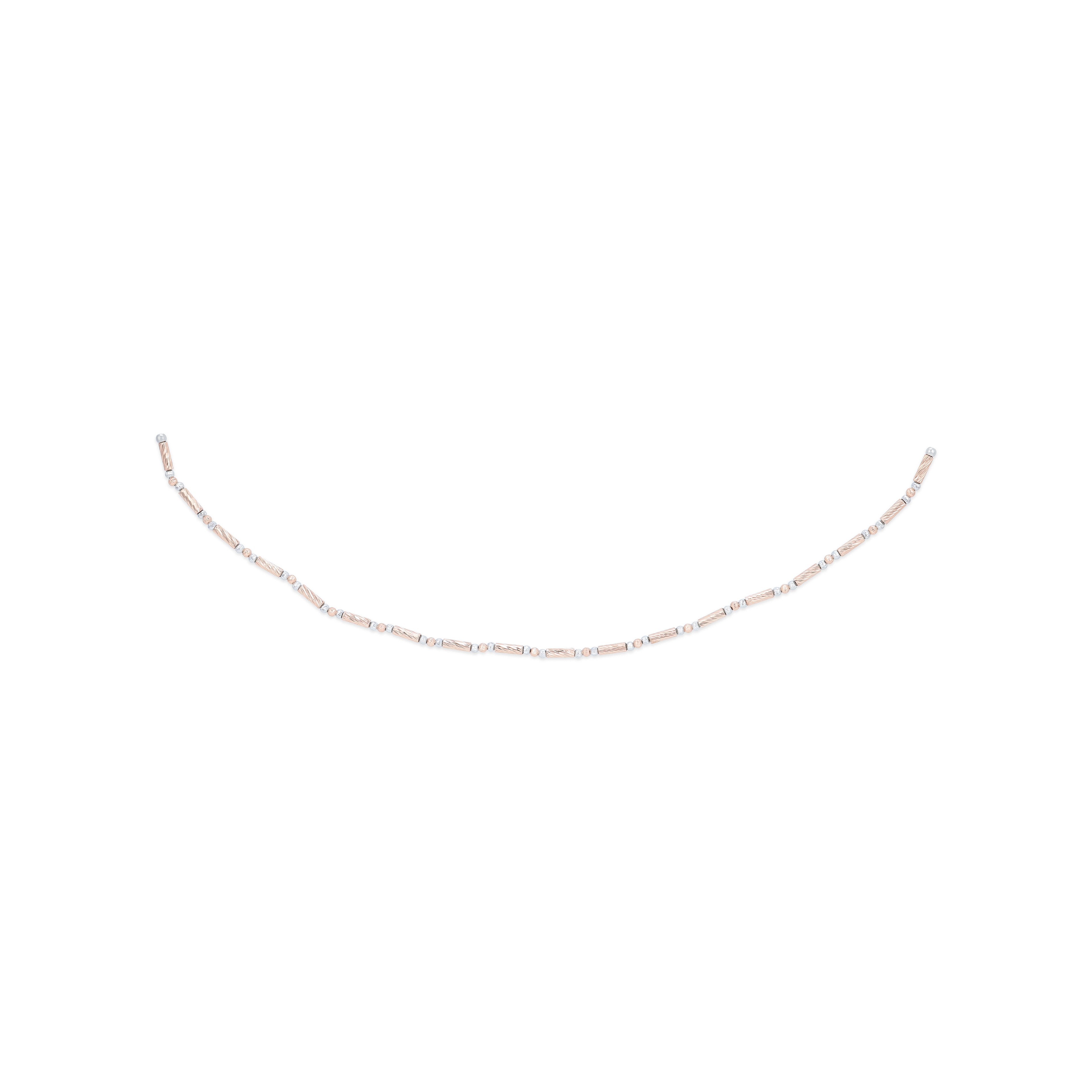 925 Sterling Silver Rosegold Convertible Bracelet Anklet Ring for Women