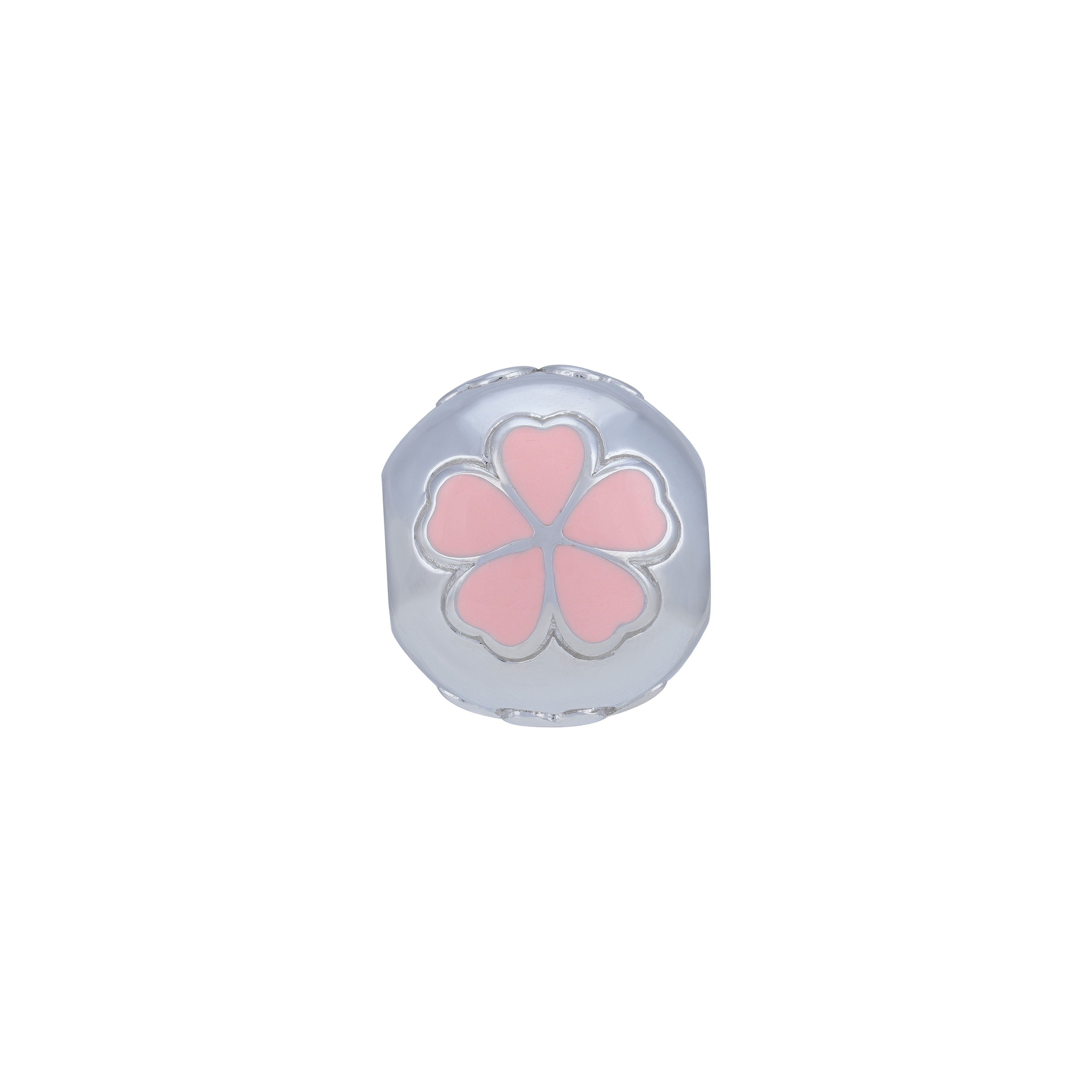 925 Sterling Silver Roselight Meadow Flower Charm Pendant for Women