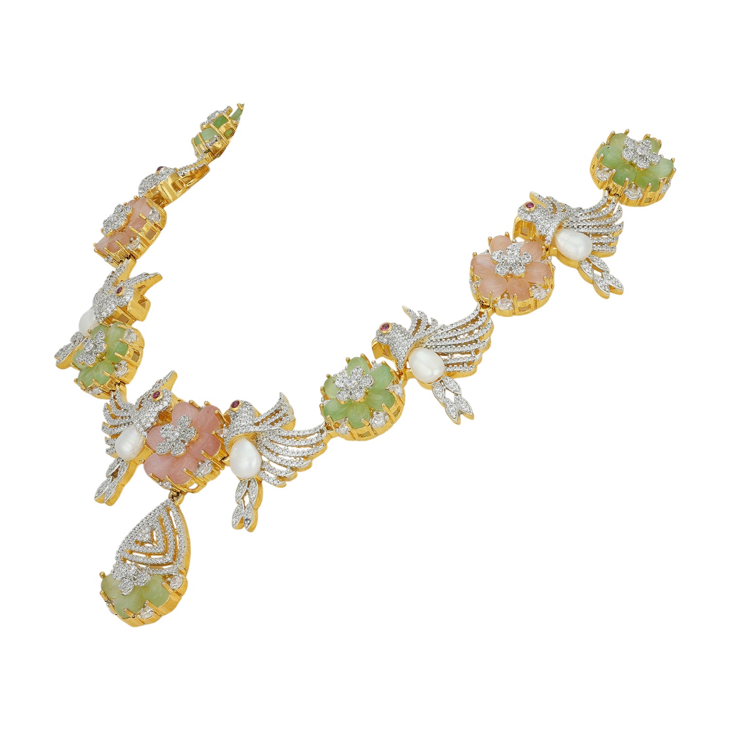 925 Sterling Silver Royal Aviary Necklace for Women