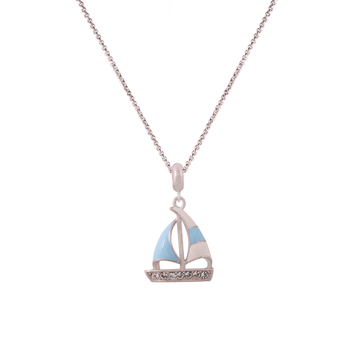 925 Sterling Silver Sailing pendant